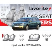 Чохли модельні Opel Vectra C 2002-2005 (універсал) (airbag, спинка 1/3,передн.і задн.підлок., крила, 5 підгол.)