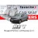 Чехлы модельные Peugeot Partner (1+1) с 2018г (фургон)  (вод. подлок.,пасаж сп. с встр подгол., 1 подгол.)