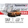 Чохли модельні Skoda Karoq з 2024р (універсал) (recaro, airbag, спинка 1/3, пер. і задн. підлок., 5 підг.)