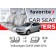 Чохли модельні Volkswagen Golf VI 2008-2016 (хетчбек) (airbag, спинка 1/3, пер. і задн.підл., 5 підг.)