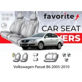 Чохли модельні Volkswagen Passat B6 2005-2010 (седан) (airbag, сп. 1/3, передн. і задн. підлок., крила, 5підгол)