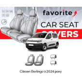 Чохли модельні Citroen Berlingo з 2024р (мінівен) (airbag, 2 внутр.підлок., сп. і сид. 1/3, 5 підгол.)