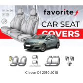Чохли модельні Citroen C4 II 2010-2015 (хетчбек) (airbag, перед.підлок., спинка і сид. 1/3, 5 підгол.)
