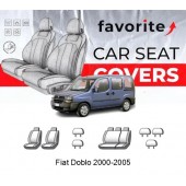 Чохли модельні Fiat Doblo 2000-2005 (мінівен) (спинка і сидіння 1/3, 5 підгол.)