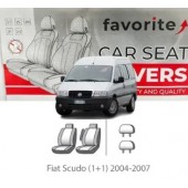 Чохли модельні Fiat Scudo, P.Expert, C.Jumpy (1+1) 2004-2007 (фургон) (1 внутр. підл. у вод., 2 підгол.)