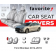 Чохли модельні Ford Mondeo Turnier 2014-2019 (універсал) (airbag, сп. 1/3, сид.суц., пер. і задн.підлок., 5підг)