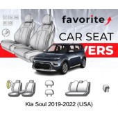 Чохли модельні Kia Soul EV 2019-2023 (універсал) (airbag, пер.підлок., спинка 1/3, 5 підгол.)
