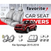 Чохли модельні KIA Sportage 2014-2016 (універсал) (спинка 1/3, зад. підлок., 5 підгол.)