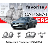 Чохли модельні Mitsubishi Carisma 1999-2004 (седан) (сп. 1/3, задн. підлок., крила, 5 підгол.)