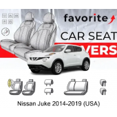 Чохли модельні Nissan Juke USA 2014-2019 (універсал) (airbag, сп. 1/3, 4 підгол.)