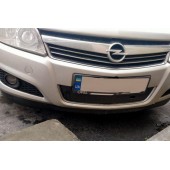 Зимняя накладка на решетку Opel Astra H 2007+