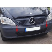 Зимняя накладка на решетку Mercedes Vito 639 (низ) 2010-2015