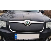Зимова накладка на решітку (верхня 2008-2013) для Skoda Superb 2009-2015