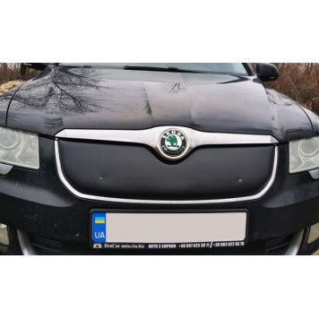 Зимова накладка на решітку (верхня 2008-2013) для Skoda Superb 2009-2015