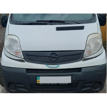 Зимова накладка на решітку 2007-2015 (V1 верхня) 2007-2015для Opel Vivaro 2001-2015