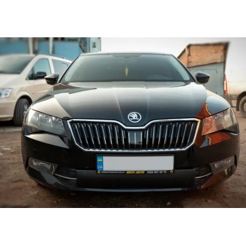 Зимова накладка на решітку (2015-2019 нижня) для Skoda Superb 2015-2024