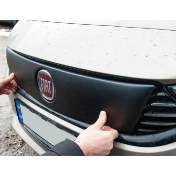 Зимова накладка на решітку для Fiat Tipo 2016-