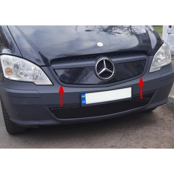 Зимова накладка на решітку V1 (2010-2015) для Mercedes Vito W639 2004-2014