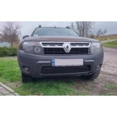 Зимняя накладка на решетку Renault Duster (низ) 2008-2017