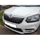 Зимняя накладка на решетку Skoda Yeti 2013+ (верх)