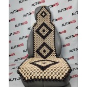 Накидка із дерева на крісло в автомобіль з підголовником (130см х 48см)