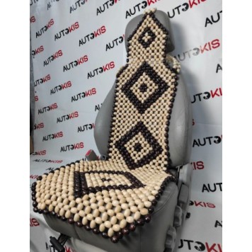 Накидка із дерева на крісло в автомобіль з підголовником (130см х 48см)-1