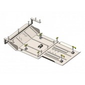 Защита двигателя Hyundai H350 2014-