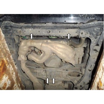 Защита двигателя Subaru Forester 2002-2008-2