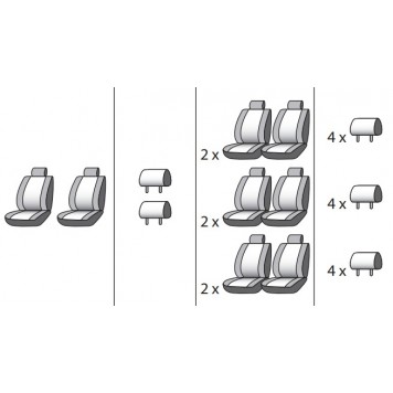 Чохли на сидіння Газель 3 2012-9