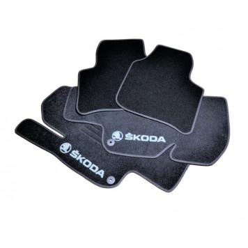 Текстильні килимки в салон для Skoda Super B (2008-2015)-5