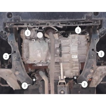 Захист двигуна Ford Edge 2014- 3.7і USA-2