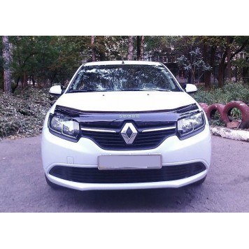 Дефлектор капота Renault Logan 2012-