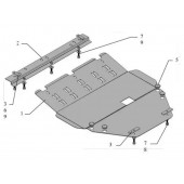 Защита двигателя Suzuki Swift IV 2005-2010 Защита двигателя Suzuki Swift IV 2005-2010