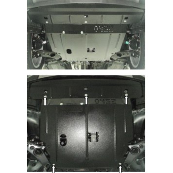 Защита двигателя Hyundai Santa Fe/Grand Santa Fe 2012-2018 1-1