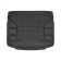 Резиновый коврик в багажник Skoda Karoq 2017 без бічних ніш