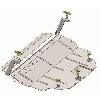 Захист двигуна Volkswagen Polo sedan 2017-