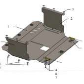 Защита двигателя Hyundai I-10 2014-2020