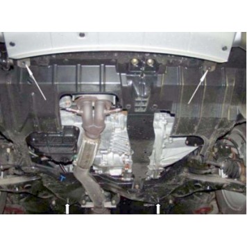 Захист двигуна Mitsubishi Outlander 2003-2010-2