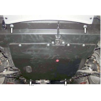 Захист двигуна Mitsubishi Outlander 2003-2010-1