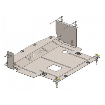 Защита двигателя Ford Courier/Tourneo Courier 2018-