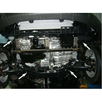 Захист двигуна Kia Sportage III 2010-2015 2-2