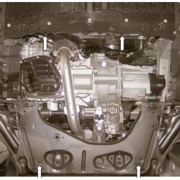 Захист двигуна Nissan Note 2005-2013 2-2