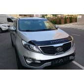 Дефлектор капота для Kia Spotage 2010-2016 /короткий