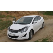 Дефлектор капота для Hyundai Elantra 2011- /довгий
