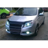 Дефлектор капота для Chevrolet Aveo 2008-2012 /хетчбек