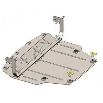 Захист двигуна Ford Fiesta VIIІ EcoBoost 2017-