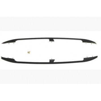 Рейлинги на крышу Renault Trafic 2015 длинная, пластиковые ножки черные 