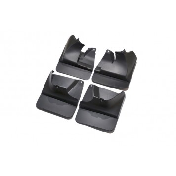 Бризковики для Toyota Land Cruiser Prado 120 2003-2009 (чорні не крашені) (4 шт)