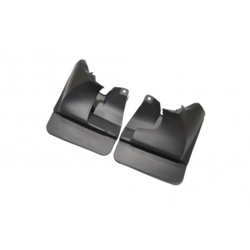 Бризковики для Toyota Land Cruiser Prado 120 2003-2009 (чорні не крашені) (4 шт)-1