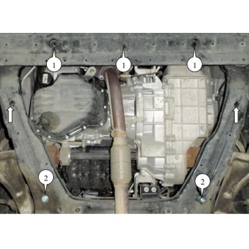 Захист двигуна Geely Emgrand GT (GC9) 2015--1